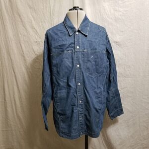 Levi's vintage snap front oversized shacket sz L 224